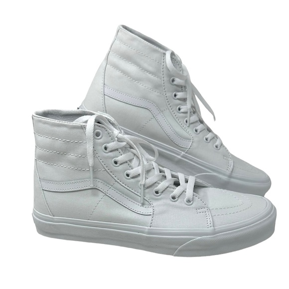 VANS Skate Sk8-Hi Shoes Casual Women's Size Sneakers SB White Canvas VN0A4U16L5R - Picture 7 of 10